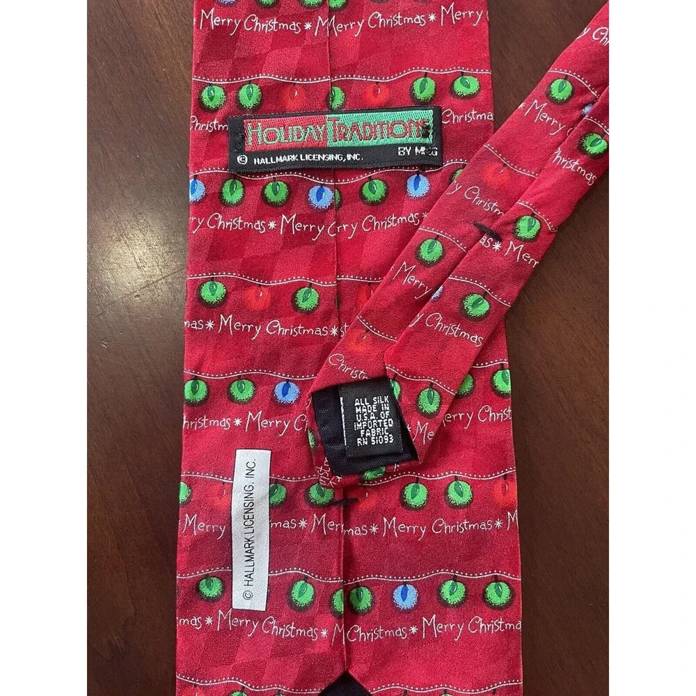 Christmas Necktie Holiday Traditions Hallmark